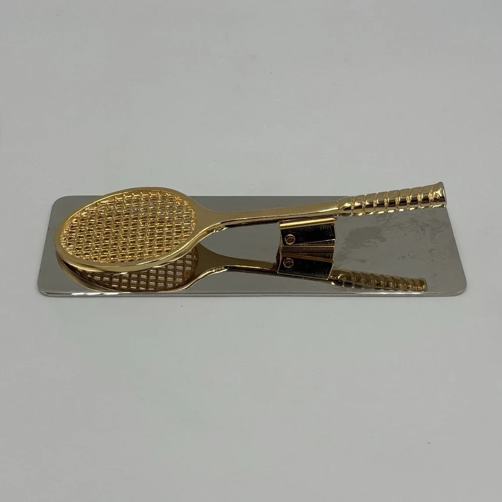 Vintage‎ Tennis Racquet Paper Clip/Paperweight